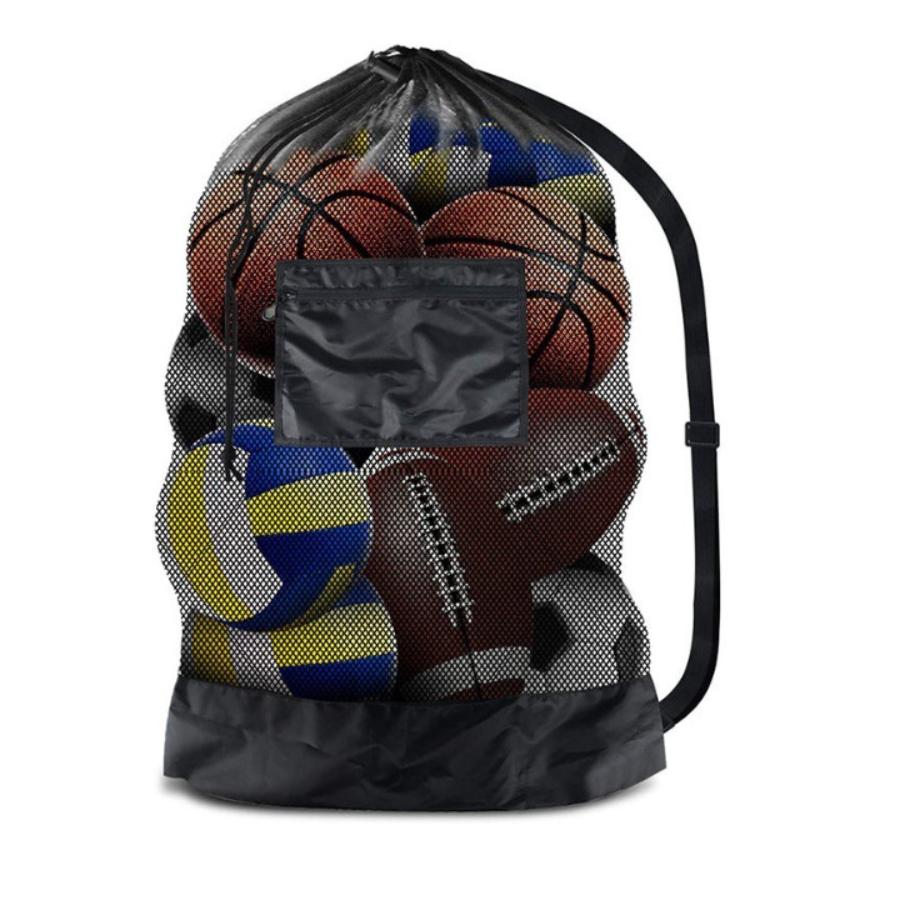Sports Equipment For Volleyball - حقيبة رياضية شبكية كبيرة مع أشرطة