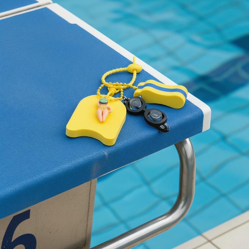 Swimming Kickboard - (N) سلسلة مفاتيح بتصميم السباحة مع