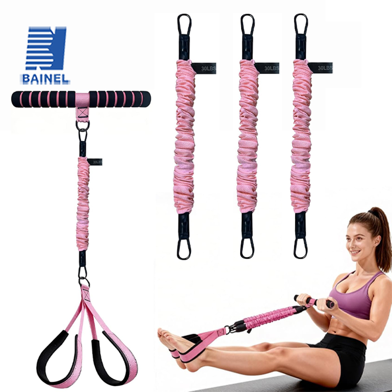 Sports Equipment Warehouse - مجموعة قضبان السحب وأشرطة المقاومة مع