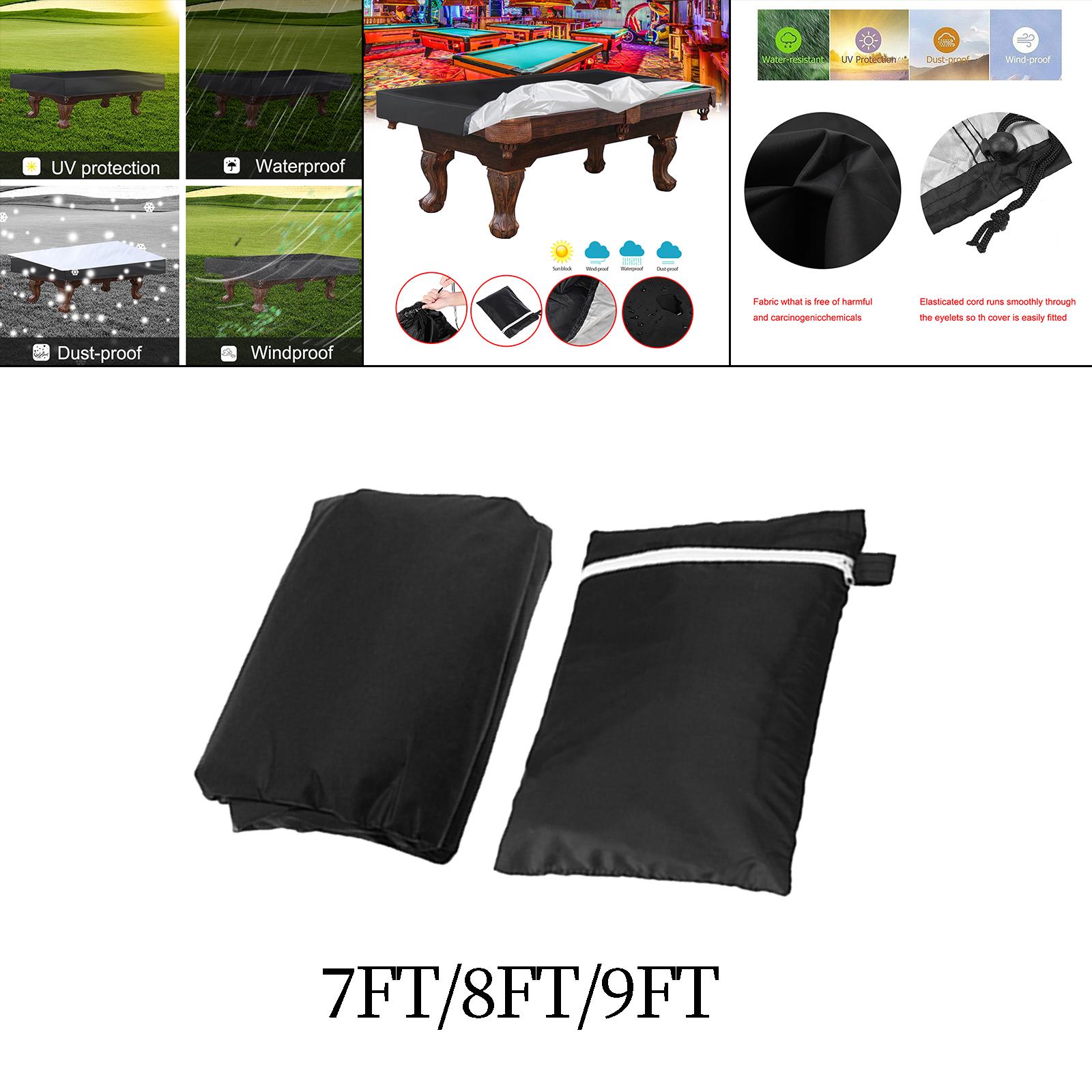 Sports Equipment In French - غطاء طاولة البلياردو من القماش المتين