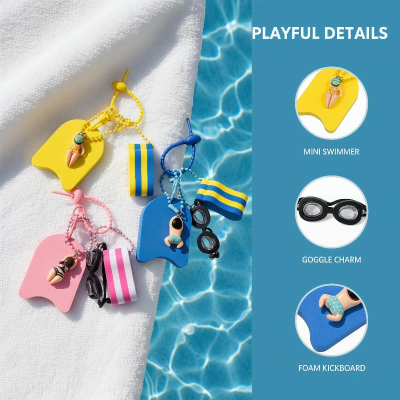 سلسلة مفاتيح EVA بتصميم السباح - مراجعة Swimming Kickboard وسعره