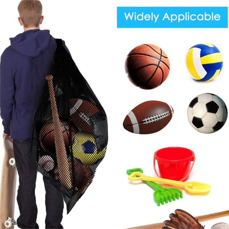 حقيبة رياضية شبكية كبيرة مع أش - مراجعة Sports Equipment For Volleyball وسعره
