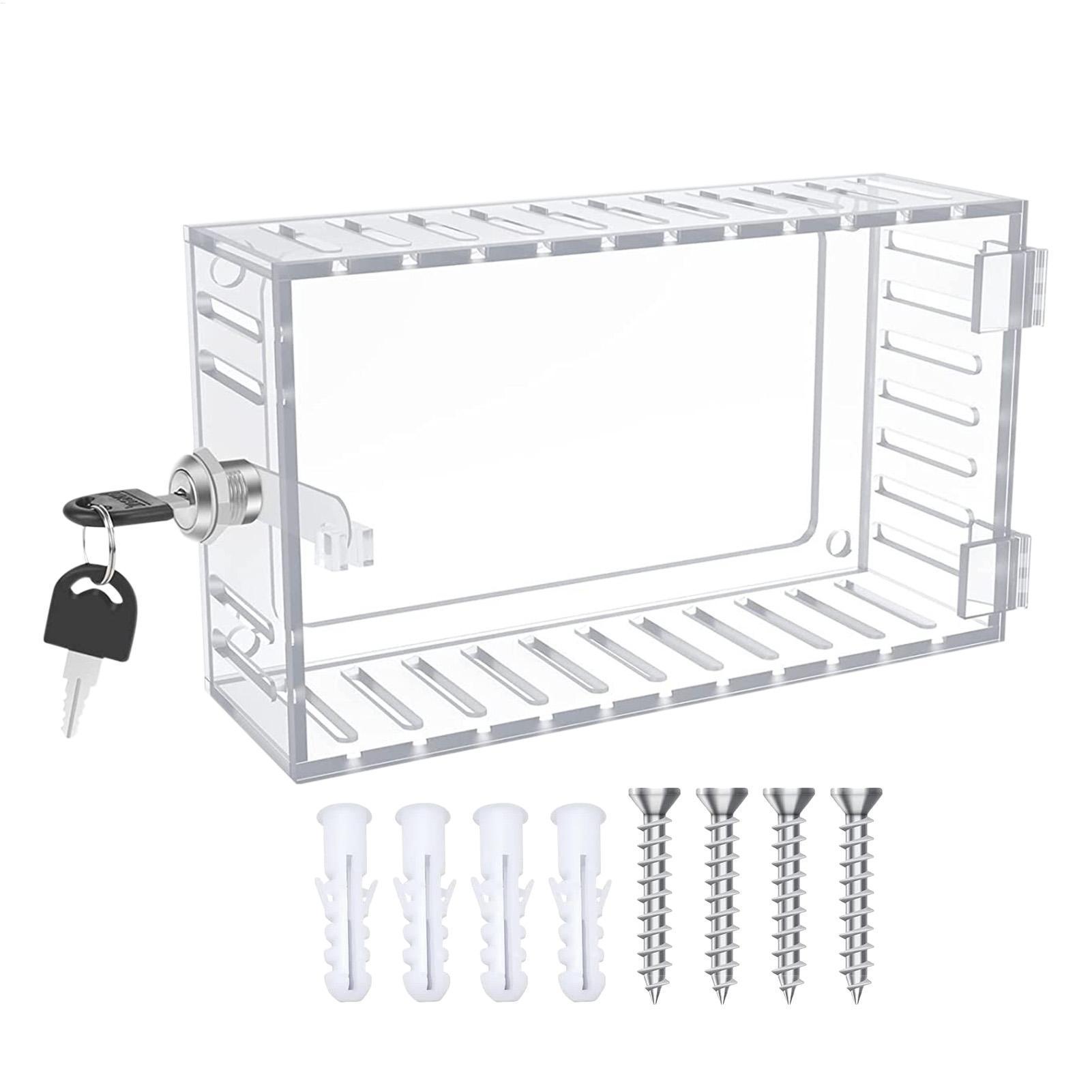 صندوق قفل الترموستات الشفاف ال - مراجعة Sports Equipment Organizer Garage وسعره
