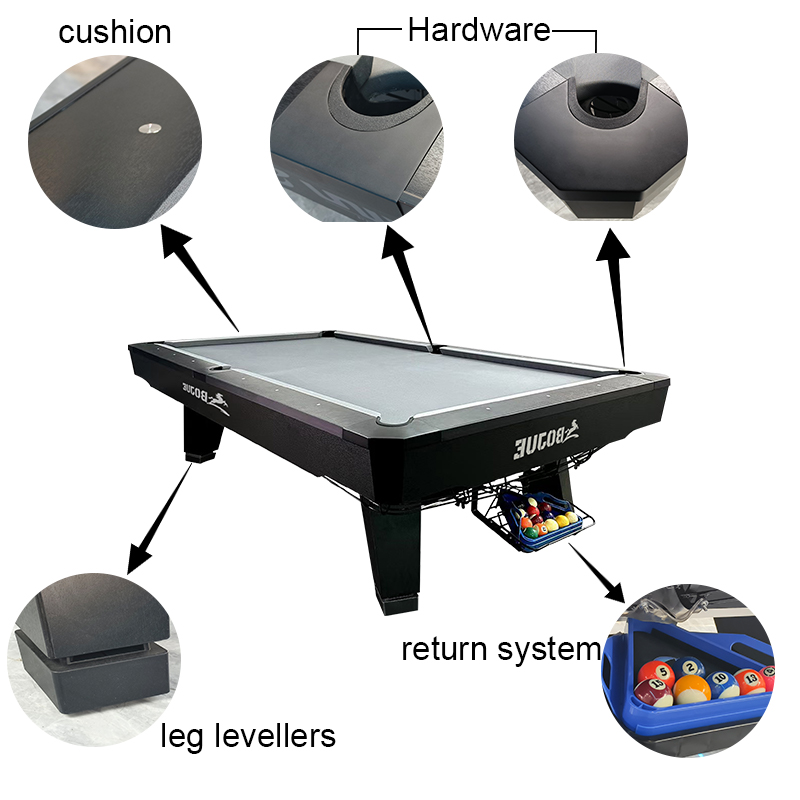طاولة بلياردو تجارية بطول 9 أق - مراجعة Sports Equipment In French وسعره