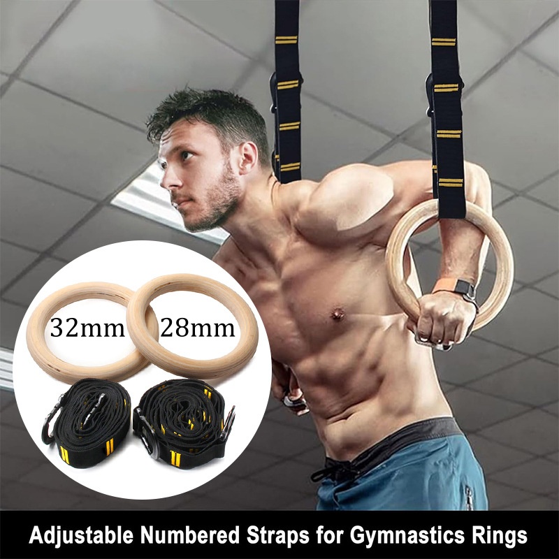 حلقات جمباز خشبية قابلة للتعلي - مراجعة Sports Equipment Pictures وسعره
